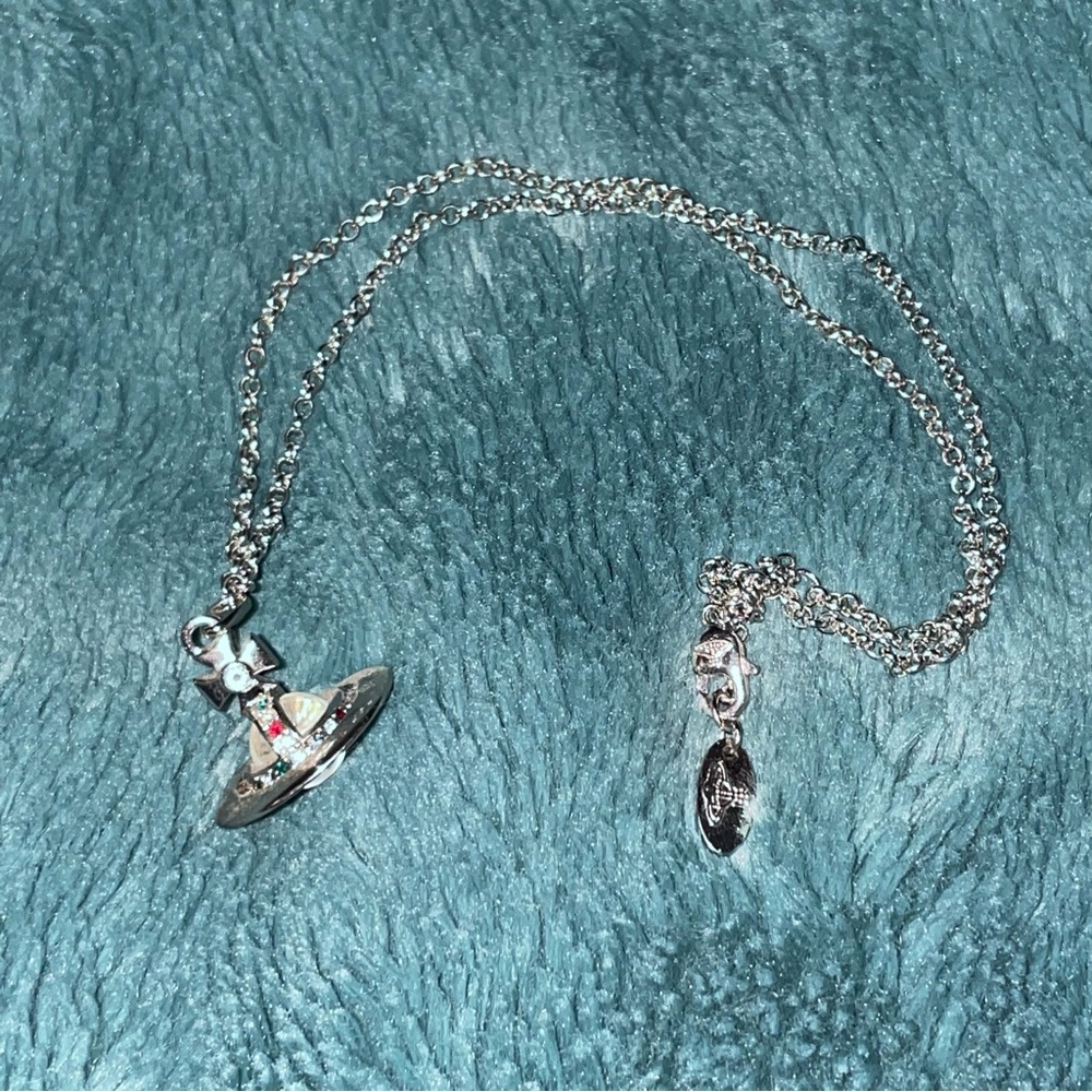 Vivienne Westwood NEW TINY ORB PENDANT with Box and Dust Bag